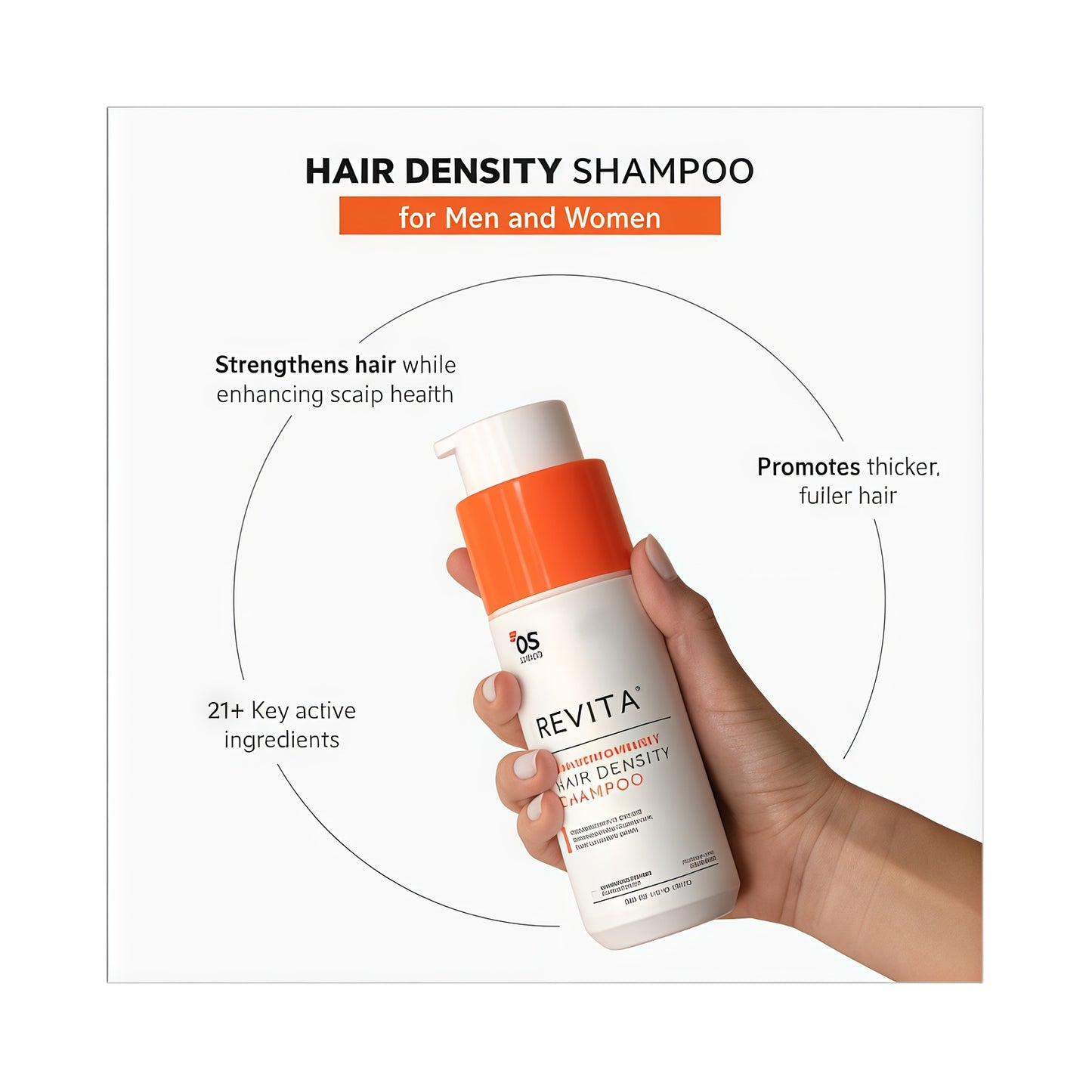 Revita High-Performance Hair DENSITY Shampoo-205ml